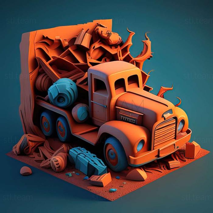 3D модель Кластерный грузовик (STL)
